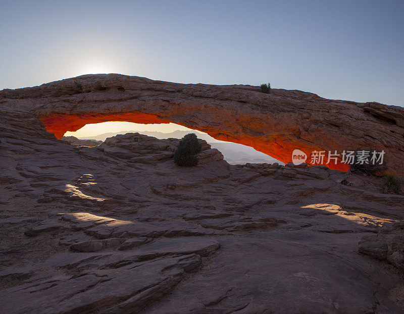 Mesa Arch Canyonlands国家公园犹他州。